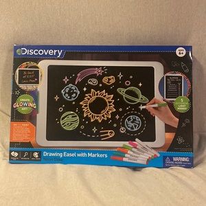 Discovery Drawing Easel with Markers - Neon Glow